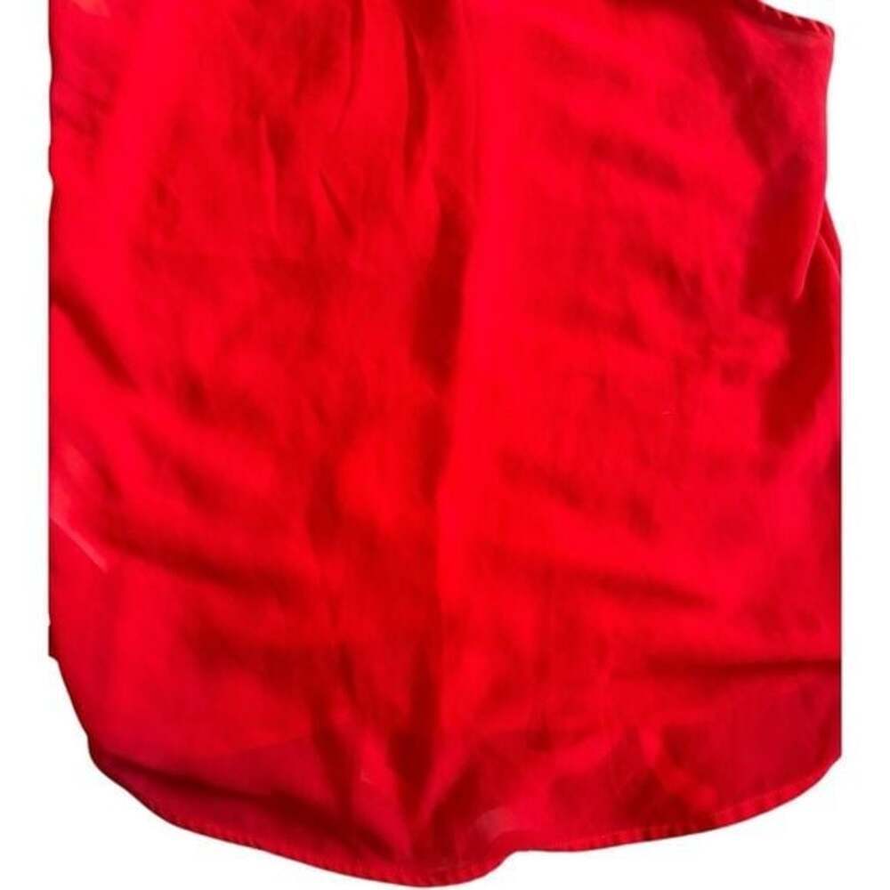 H&M Red Ruffled Blouse - Picture 7 of 8